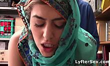 Arab teen with hijab gets fucked in homemade video